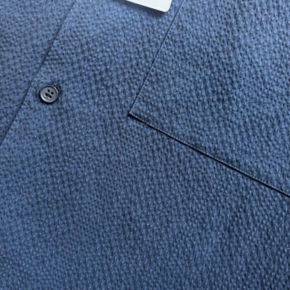 NN07 No Nationality Julie 1040 Button Down Navy Blue Mens Sz M - Picture 6 of 7